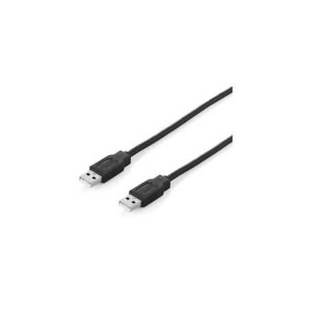 Cable EQUIP USB-A/M a USB-A/M 1.8m Negro (EQ128870)