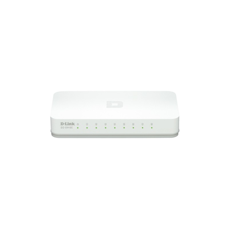 Switch D-Link 8xRJ45 10/100 Blanco (GO-SW-8E) Switch D-Link 8xRJ45 10/100 Blanco (GO-SW-8E)