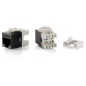 Conector EQUIP RJ45/H Cat.6 Kit 8 Negro/Gris (EQ769212)