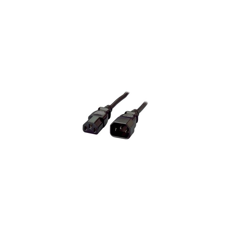 Cable Alimentación EQUIP C13/H a C14/M 1.8m (EQ112100)