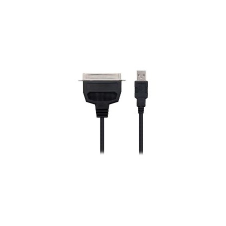 Nanocable USB-A/M a Paralelo 1.5m Negro (10.03.0001)