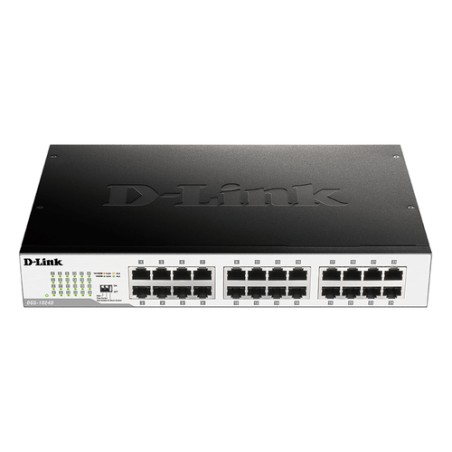 Switch D-Link 24xRJ45 GbE Rack 1U Negro (DGS-1024D)