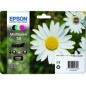 Tinta Epson 18 T1806 Pack Negro/Tricolor (C13T18064012)