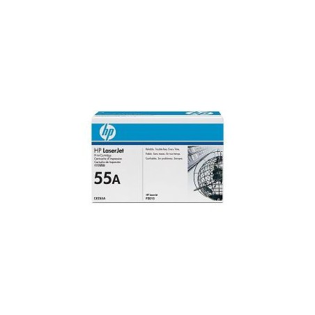 Toner HP LaserJet Pro 55A Negro 6000 páginas (CE255A)