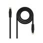 Nanocable RJ45 Cat6A UTP AWG24 3m Negro (10.20.1803-BK)