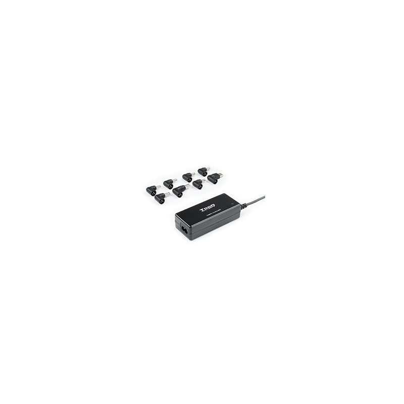 Cargador TooQ 65W 8 DC 1xUSB Negro (TQLC-65BS02AT)