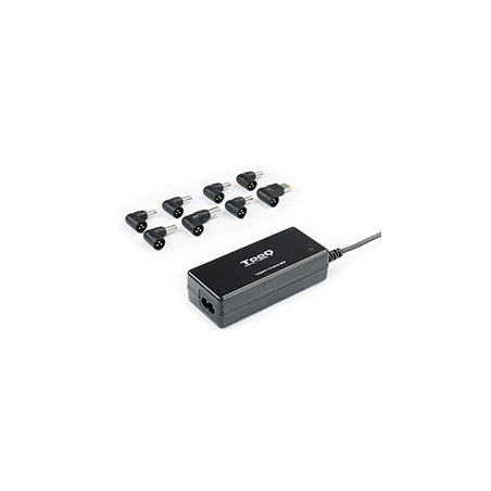 Cargador TooQ 65W 8 DC 1xUSB Negro (TQLC-65BS02AT)