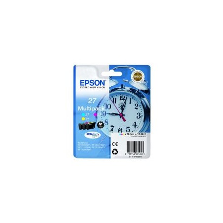 Tinta Epson 27 T2705 Pack 3 Colores (C13T27054012)
