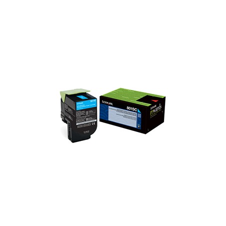 Toner Lexmark Laser 802SC Cian 2000 páginas (80C2SC0)