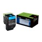 Toner Lexmark Laser 802SC Cian 2000 páginas (80C2SC0)