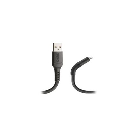 Cable SBS USB a mUSB Flexible 1m (TECABLEMICROUNB1K)