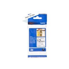 Cinta BROTHER 12mm 8m Negro sobre Blanco (TZe-N231)