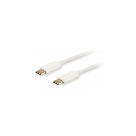 Cable EQUIP USB-C/M a USB-C/M 2m Blanco (EQ128352)
