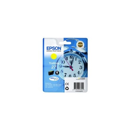 Tinta Epson 27 T2704 Amarillo 3.6ml 300pág(C13T27044012