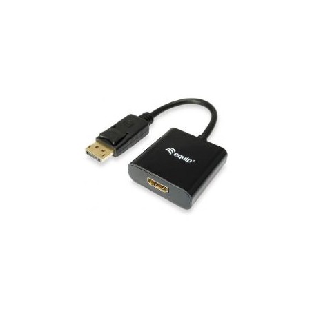 Cable EQUIP DP/M a HDMI/H 0.2m Negro (EQ133438)
