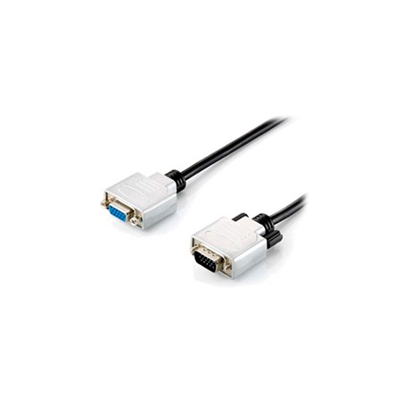 Cable EQUIP VGA/M a VGA/H 15m Negro/Plata (EQ118855)