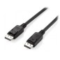 Cable EQUIP DP/M a DP/M 1m Negro (EQ119331)