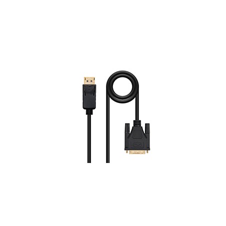 Nanocable DP/M a DVI/M 2m Negro (10.15.4502)