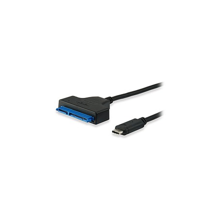 Cable EQUIP USB-C/M a SATA/M Negro (EQ133456)