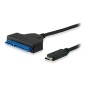 Cable EQUIP USB-C/M a SATA/M Negro (EQ133456)