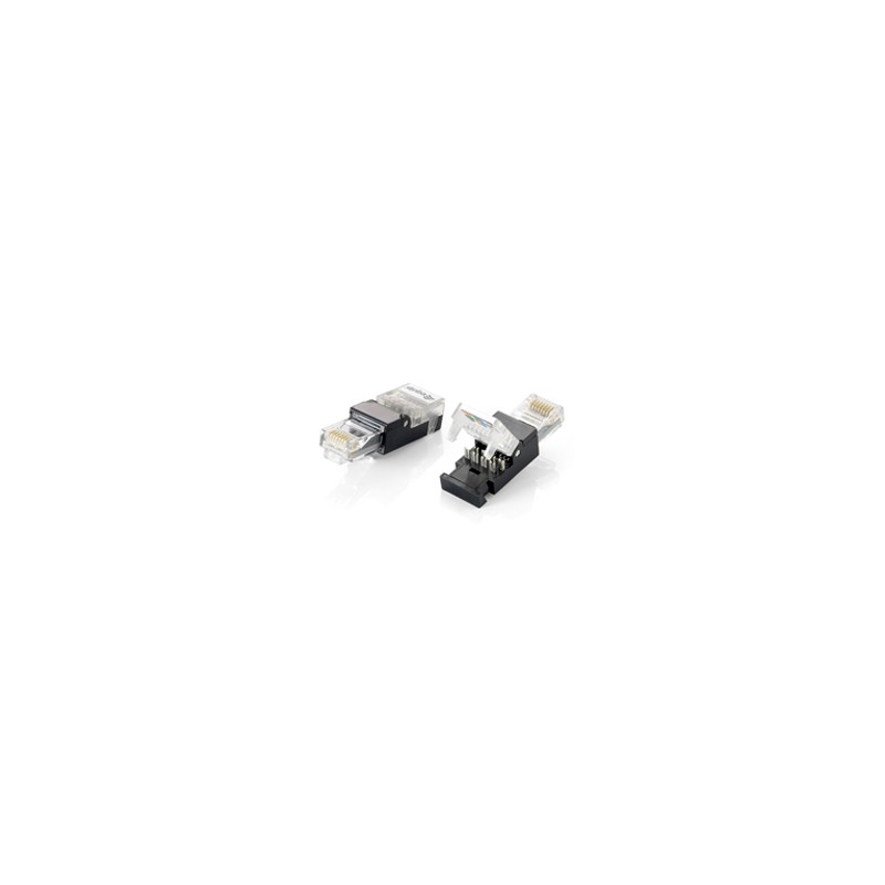 Conector EQUIP RJ45 Cat.6 Kit 2 (EQ121165) Conector EQUIP RJ45 Cat.6 Kit 2 (EQ121165)