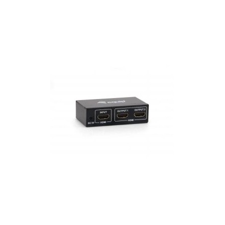 Splitter EQUIP 4K 1xHDMI In 2xHDMI Out Negro (EQ332712)