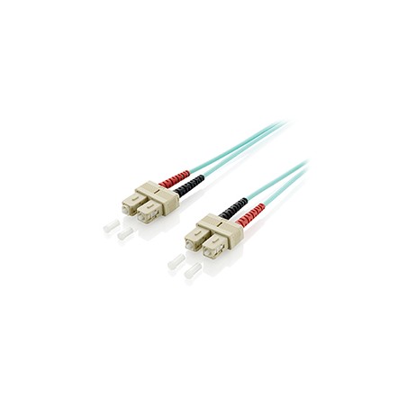 Fibra Óptica EQUIP SC/M a SC/M 1m Turquesa (EQ255321)