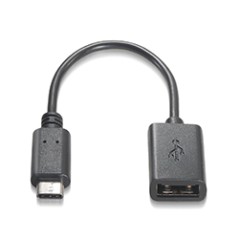 Cable AISENS USB-C/M a USB-A/H 15cm Negro (A107-0059)