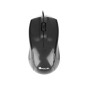 Ratón NGS Óptico USB-A 800dpi Negro (MIST)