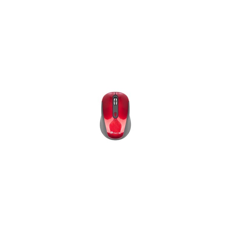 Ratón NGS Óptico Wireless RF 1600dpi Rojo (HAZE RED)
