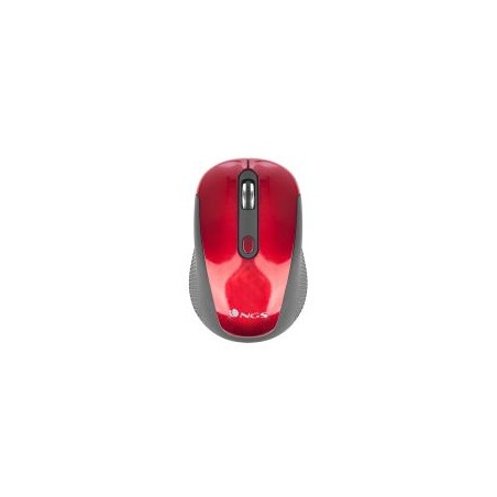 Ratón NGS Óptico Wireless RF 1600dpi Rojo (HAZE RED)