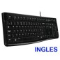 Teclado LOGITECH K120 USB OEM Inglés Negro (920-002479)