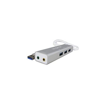 T. Sonido Approx USB 5.1 + Hub 3xUSB 3.0 (APPUSB51HUB)