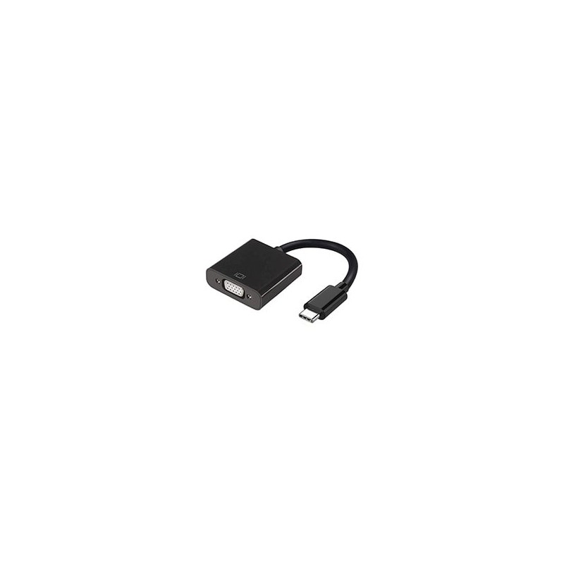 Cable AISENS USB-C/M a VGA/H 15cm Negro (A109-0347) Cable AISENS USB-C/M a VGA/H 15cm Negro (A109-0347)