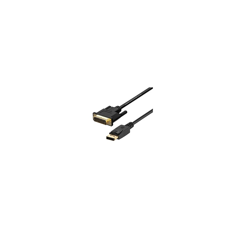 Cable AISENS DP/M a DVI/M 2m Negro (A125-0366)