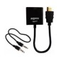 Adaptador Approx HDMI/M a VGA/H + 3.5mm Negro (APPC17)