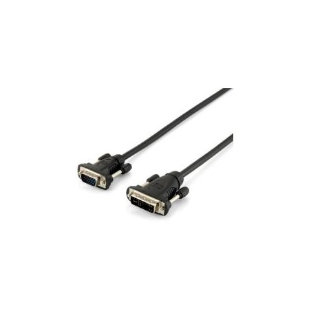 Cable EQUIP DVI-A/M a VGA/M 1.8m Negro (EQ118943)
