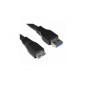 Cable EQUIP USB-A/M a mUSB-B/M 2m Negro (EQ128397)