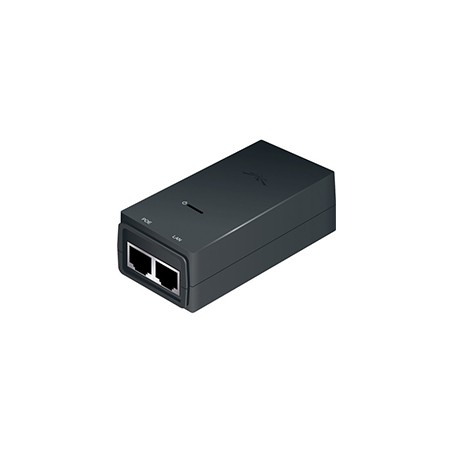 Inyector PoE Ubiquiti 24VDC 0.5A Negro (POE-24-12W-G)