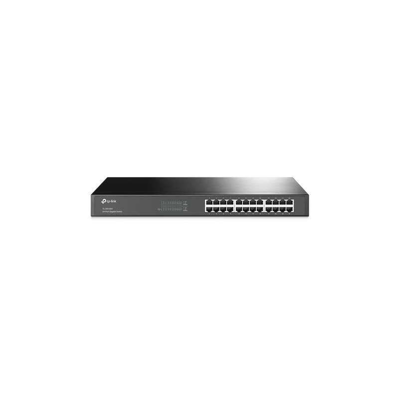 Switch TP-Link 24xRJ45 GbE Rack 1U Negro (TL-SG1024) Switch TP-Link 24xRJ45 GbE Rack 1U Negro (TL-SG1024)