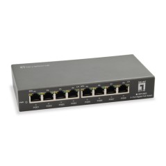 Switch LevelOne 8xRJ45 GbE PoE 120W Negro (GEP-0823)