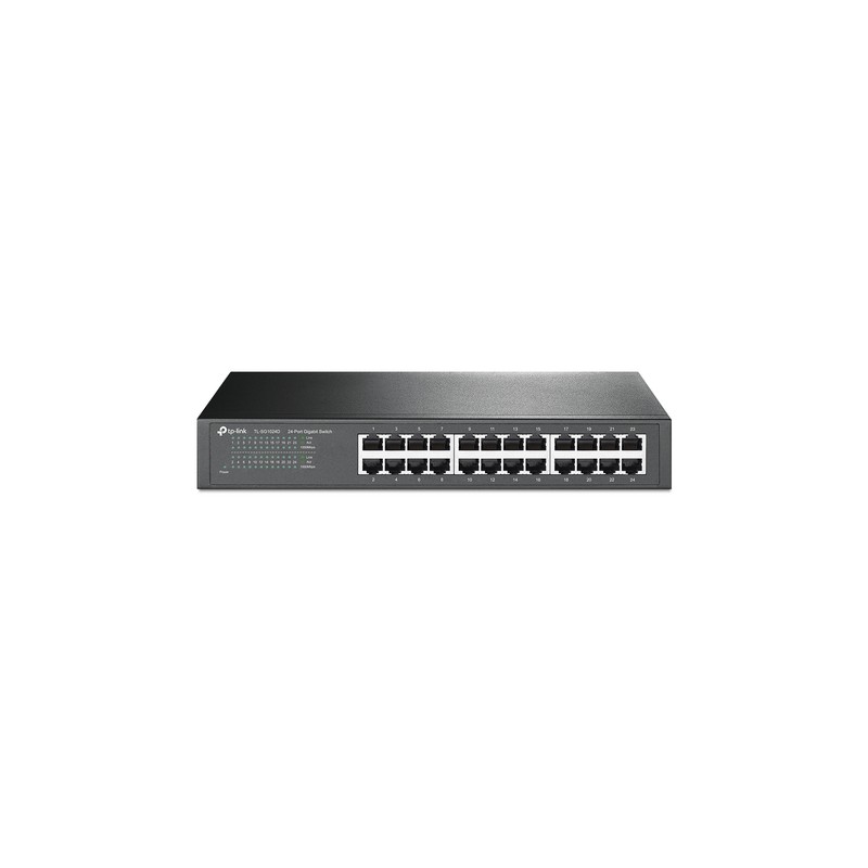 Switch TP-Link 24xRJ45 GbE Rack Gris (TL-SG1024D) Switch TP-Link 24xRJ45 GbE Rack Gris (TL-SG1024D)