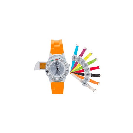 Bi-Watchphone OLYMPIA Manos Libres, Agua Resist.Naranja