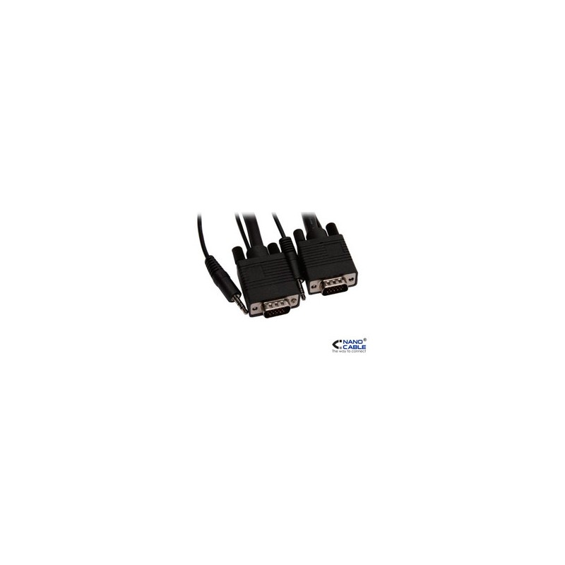 Nanocable VGA/M a VGA/M 10m Negro (10.15.0110)