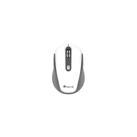 Ratón NGS Óptico Wireless RF 1600dp Blanco (HAZE WHITE)