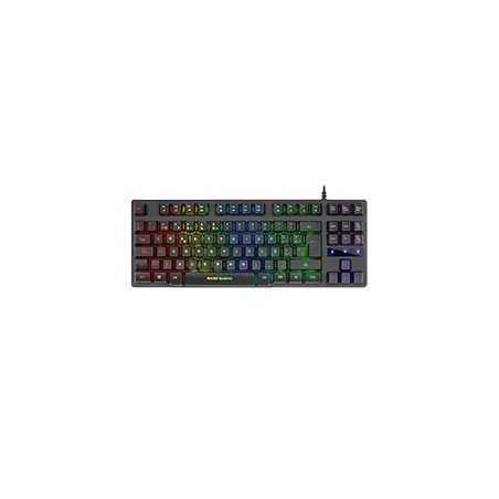 Teclado Mecánico Mars Gaming LED RGB USB Negro(MKTKLES)