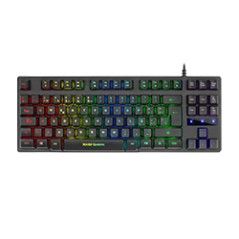 Teclado Mars Gaming LED RGB USB Negro (MKXTKLPT)