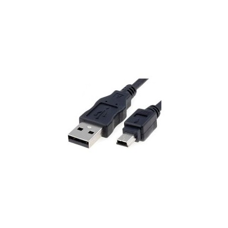 Nanocable USB-A/M a Mini USB-B/M 1m Negro (10.01.0401)