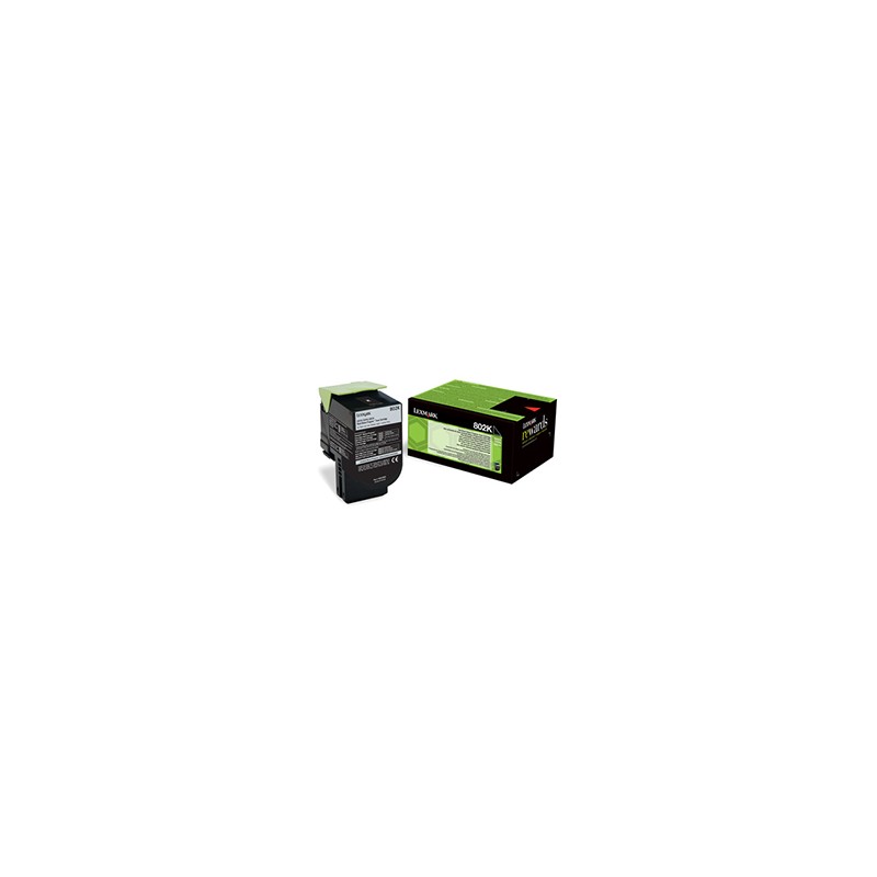 Toner Lexmark Laser 802K Negro 1000 páginas (80C20K0) Toner Lexmark Laser 802K Negro 1000 páginas (80C20K0)
