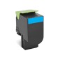 Toner Lexmark 802XC Cian 4000 páginas (80C2XC0)